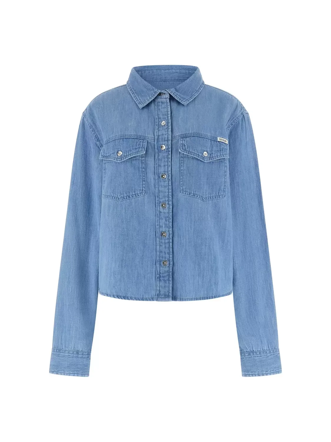 XL LS WREN DENIM TOP female - XL - FashionsVida