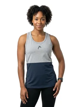 Padel Tech Sleeveless T-shirt Grey / Navy L - Head Racket - FashionsVida