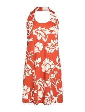 Mini-Kleid Damen Rostrot M Damen