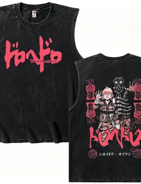 Anime Dorohedoro Vintage Washed Tank Tops Kaiman Merch Sleeveless T-shirt Summer Men Women Gothic Manga Rock Oversized T Shirts - Aliexpress - FashionsVida