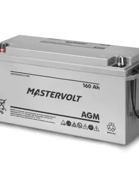 Agm Battery 160ah 12v Grey One Size unisex - Mastervolt - FashionsVida
