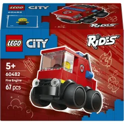 Juego de construcción Vehículos: Camión de Bomberos City Brick Rides - 60482