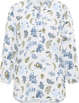 Bluse Viskose 3/4-Arm female