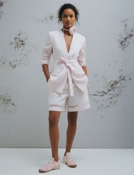 Para mujer. 2613041035200 Chaqueta Mlmpanda (40), Casual, Fiesta, Acetato, Clásico