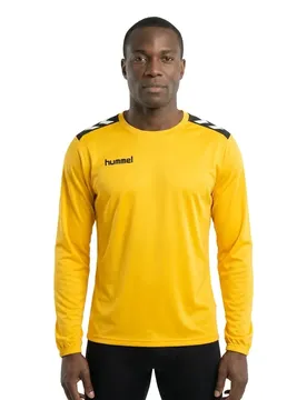Sweat-shirt Academy Poly Sports Yellow XL Homme