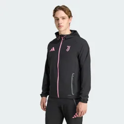 Juventus Giacca da viaggio Tiro 25 Competition Vis Tech S Black / Bliss Pink