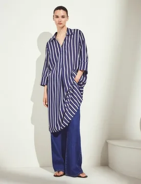 Vestido manga larga viscosa estampado - Woman El Corte Inglés - FashionsVida