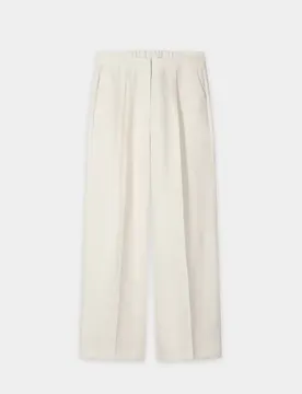 Wideleg-Pants aus Leinen-Mix female