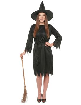 Verruchte Hexe Damen-Kostüm schwarz - female