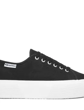 Sneakers aus Stoff 3790 Platform S3134MW Schwarz 42 female - Superga - FashionsVida