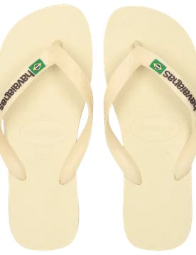 Brasil Logo Donna - Infradito e sandali Giallo - Taglia 41/42 - Plastic/Polycarbonate 41/42 - Havaianas - FashionsVida