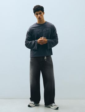 Jeans Super Baggy Fit 38 Noir
