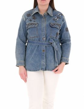 ELENA MIRO' Giacca in jeans BLU XL