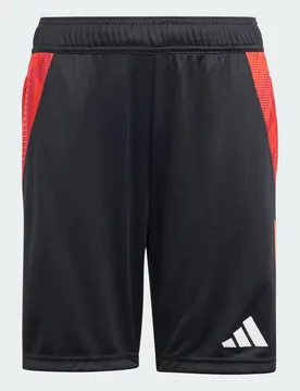 Short da allenamento Tiro 24 Competition Junior 11-12A Black / App Solar Red - Adidas - FashionsVida