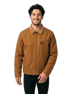 Veste Ranch Denim Co Tobacco Brown XL Homme - Superdry - FashionsVida