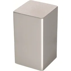 Pomo Aluminio Anodizado Cúbico