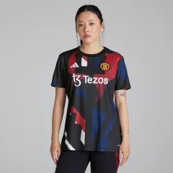 Manchester United Womens Pre-Match Jersey Black 2XS