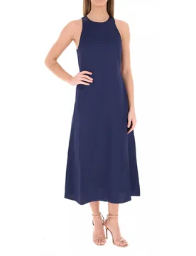 Abito in viscosa BLU NAVY 40 - EMME MARELLA - FashionsVida