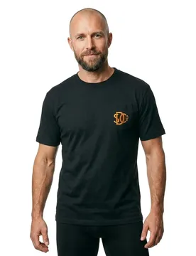 T-shirt à Manches Courtes Merchant Graphic Manor House Black XL