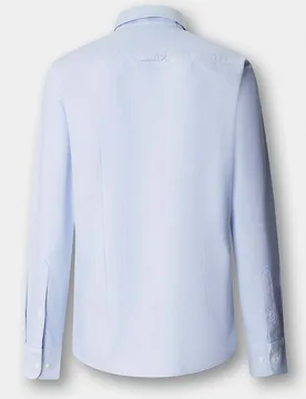Camisa oxford de hombre con logo fit clásico - Hackett - FashionsVida