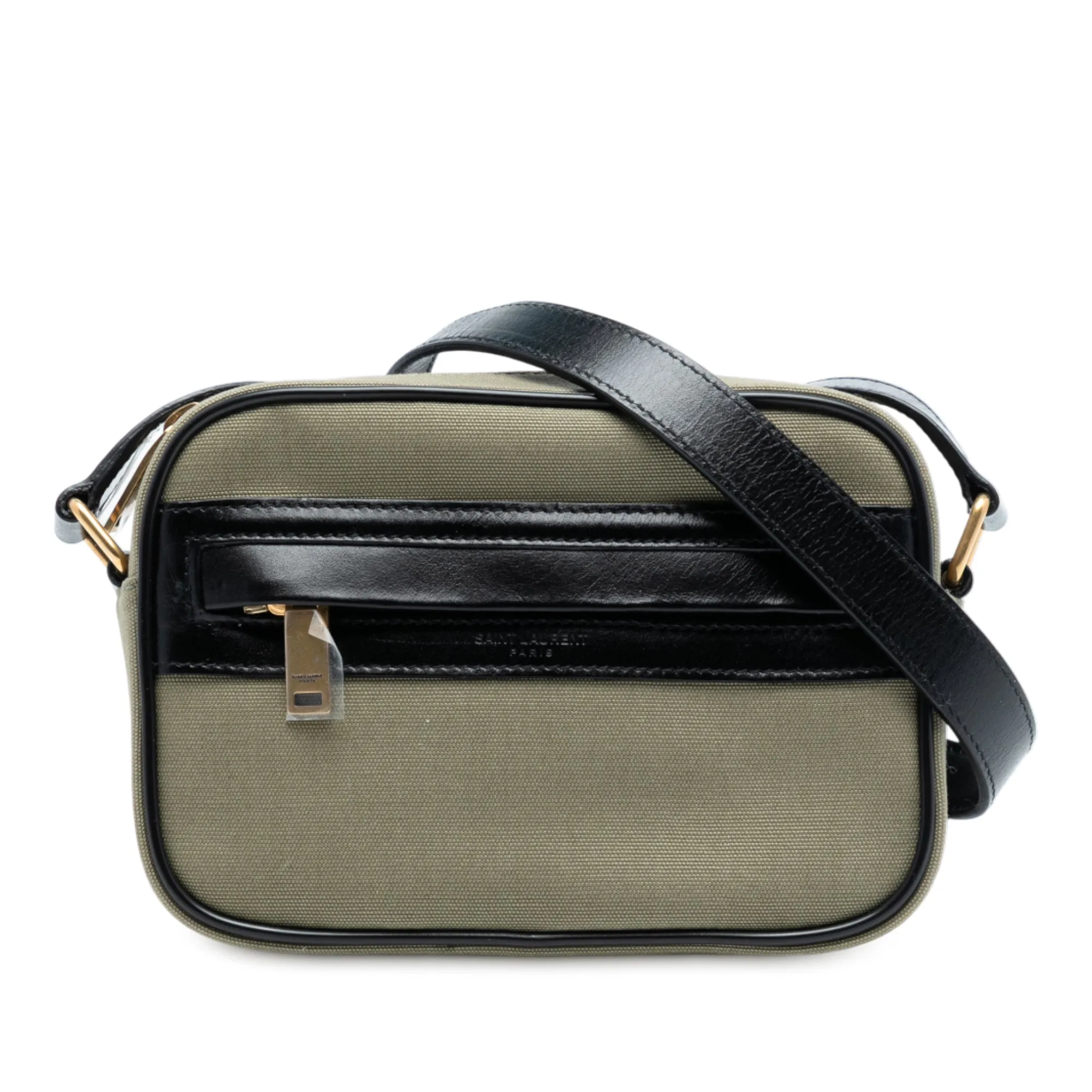 Small Canvas Camp Camera Bag - Saint Laurent - FashionsVida
