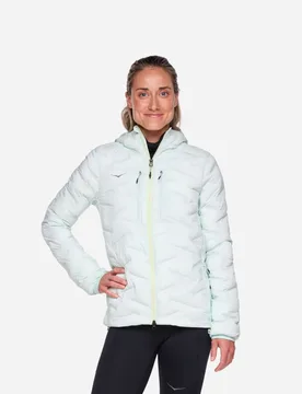 Women's SkyFill Outdoor Jacket in Aqua Breeze, Size Small - HOKA - FashionsVida