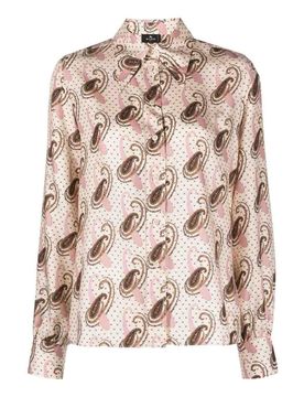 Etro Camicia con stampa cachemire