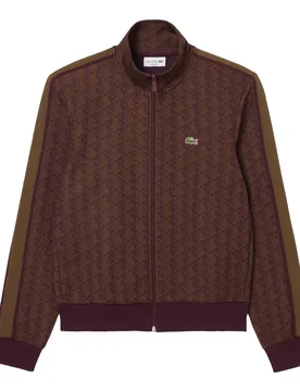 Monogram Sweatjacket Marron M Herren - Lacoste - FashionsVida