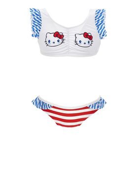 Costume Due Pezzi Con Stampa