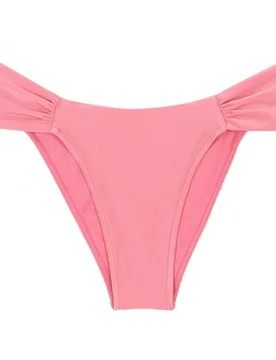 Braguita fruncida de bikini Rosé con forro - Robin Collection - FashionsVida