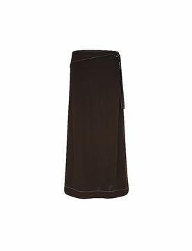 Tory Burch Maxifalda marrón 38