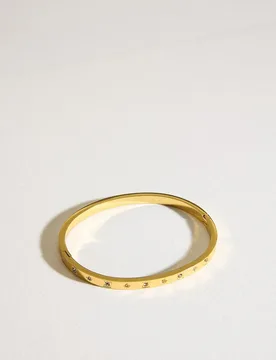 Pulsera de mujer rígida de strass - Green Coast - FashionsVida