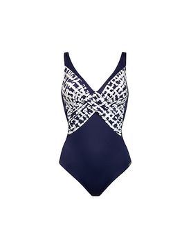 Bañador para mujer azul oscuro 48E