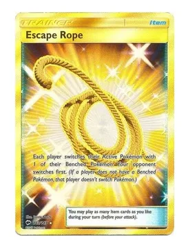 Pokemon SM Burning Shadows 163/147 Escape Rope (Secret Rare) - Pokémon - FashionsVida