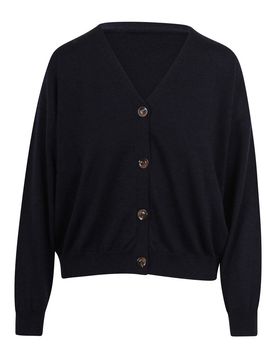 Cardigan In Lana Merino Scollo A V