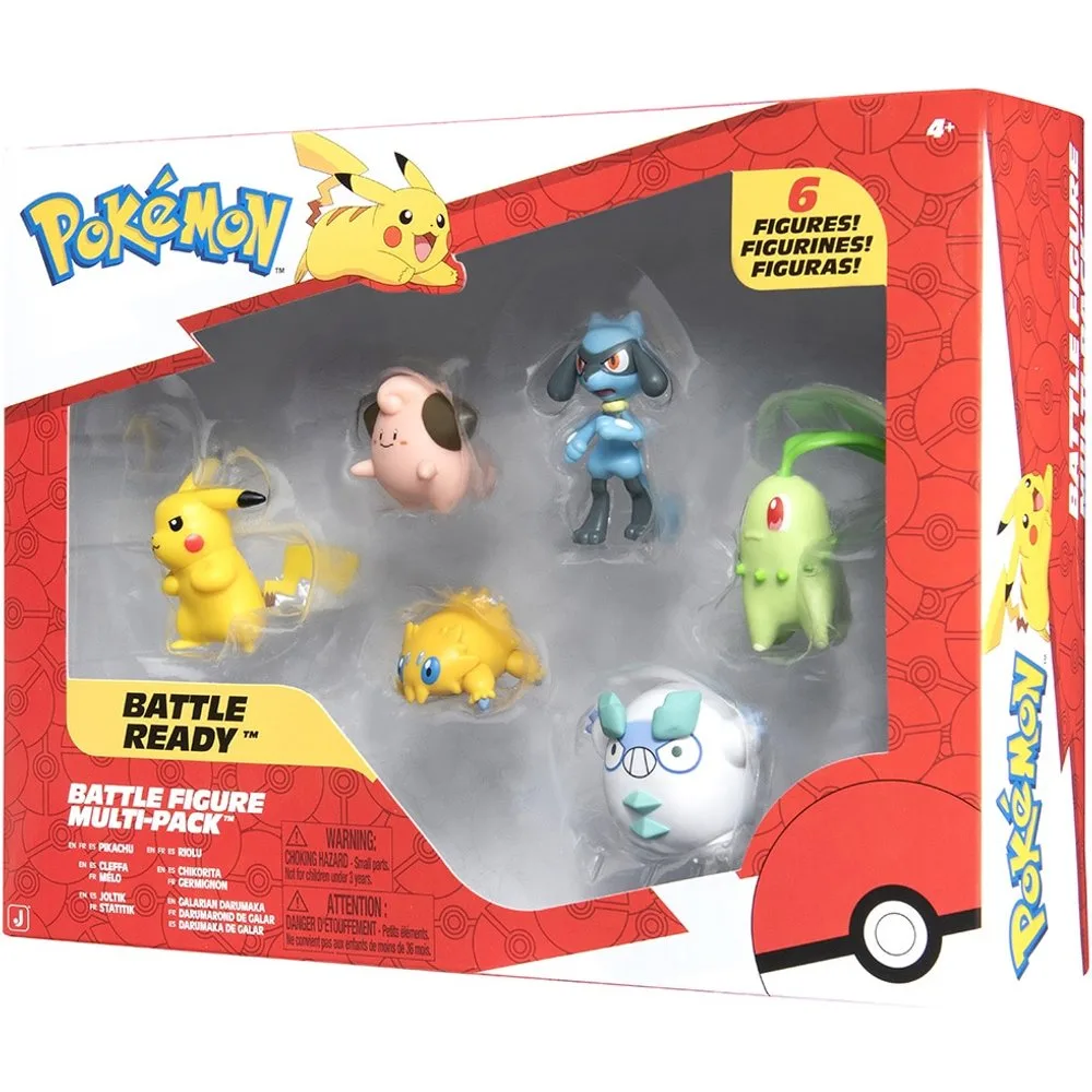 Pack 6 figuras batalla Pokemon - Pokémon - FashionsVida
