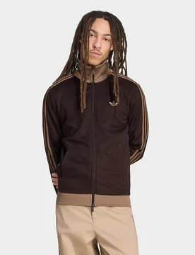 Mens Track Top Beckenbauer - Marrone, marrone marrone Uomo taglia M - Adidas - FashionsVida