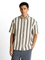 Loose heavy structured striped male