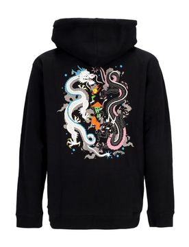 Felpa Cappuccio Uomo Ryu Hoodie Black