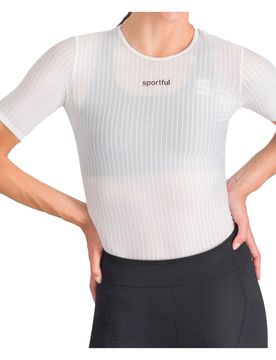 Pro baselayer camiseta térmica mujer Blanco (L)