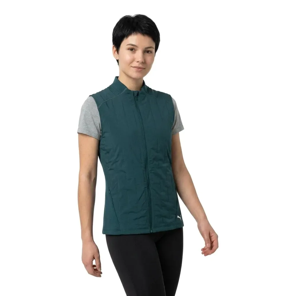 Gilet Cloudspun Warmlbl Green Terrain XS - Puma - FashionsVida