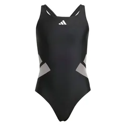 Logo C-back Swimsuit Black / White 9-10 Years Girls