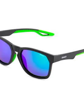 Lunettes De Soleil Faveira Dark Grey / Green SINTEC®/CAT3 Homme