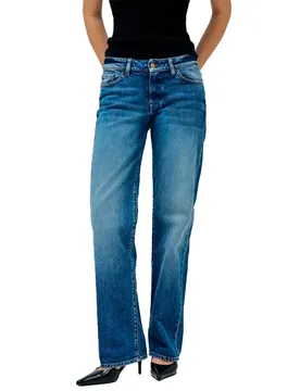Jeans A Vita Bassa 21010598 Straight Fit Medium Wash 38