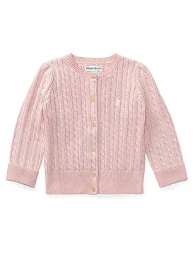 Cardigan in maglia per neonata rosa 80 - Ralph Lauren - FashionsVida