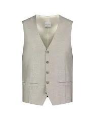 Robson Chaleco de traje beige 58