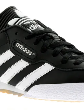 Mens Samba Super Black Textile Leather Indoor Soccer Shoes Trainers - Size Uk 11 - adidas Originals - FashionsVida