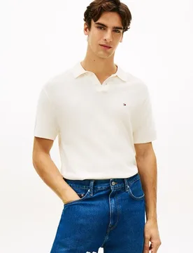 Polo de caballero de manga corta de punto - Tommy Hilfiger - FashionsVida