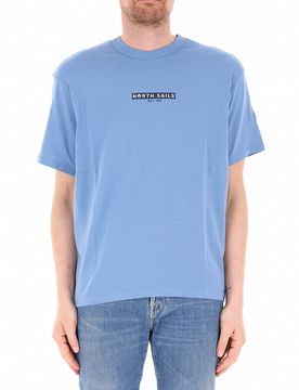 T-shirt in cotone AZZURRO L