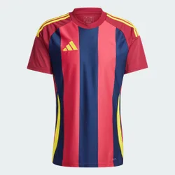 Maglia Striped 24 2XL Team Navy Blue 2 / Team Coll Burgundy 2 / Team Yellow